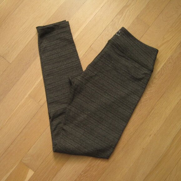 Beyond Yoga Stripe-Hype Long Yoga Leggings Olive Size Medium - Picture 3 of 6